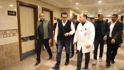 وزير الصحة يتفقد خدمات مستشفى حميات طنطا