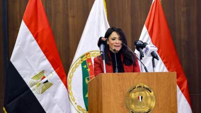 وزيرة التخطيط تشهد إطلاق مشروعي التصويت الإلكتروني والشكاوى بالنيابة الإدارية