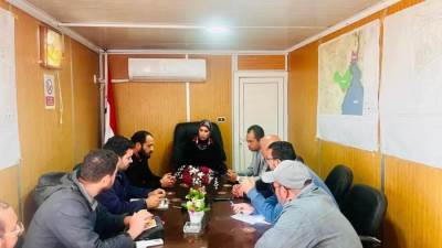 رئيس جهاز السويس الجديدة تلتقي الشركات المنفذة للمشروعات بالمدينة