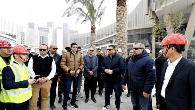 وزير الإسكان يتفقد منطقة الأعمال المركزية بالعاصمة الإدارية الجديدة