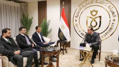 رئيس الرعاية الصحية يبحث التعاون مع شركة انطلاق لدعم ريادة الأعمال