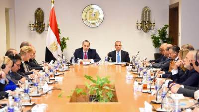 وزير الخارجية والهجرة يلتقى سفراء دول الاتحاد الأوروبى المعتمدين في مصر