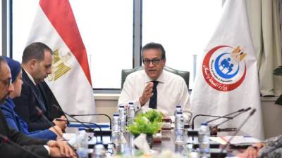 وزير الصحة يعقد اجتماعًا لمتابعة مستجدات مشروع إنهاء قوائم الانتظار لزرع النخاع