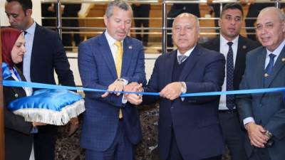 وزير الصناعة والنقل يفتتح مكتب التمثيل الإقليمي للمنظمة البحرية