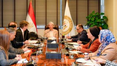 وزيرة البيئة تبحث التعاون مع الممثل المقيم لبرنامج الأمم المتحدة الإنمائي