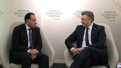 رئيس الوزراء يلتقي رئيس وزراء جمهورية كرواتيا