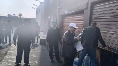 الإسكان: تنفيذ 24 قرار غلق وتشميع للمحال  المخالفة بدمياط الجديدة