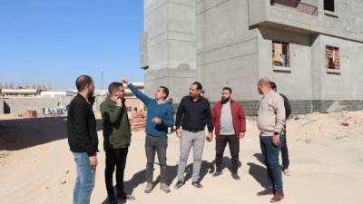 رئيس جهاز 6 أكتوبر يتفقد عمارات سكن لكل المصريين لمتابعة المستجدات