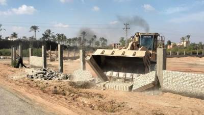 جهاز سفنكس الجديدة يواصل حملات إزالة مخالفات البناء