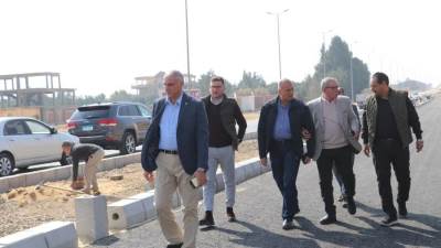 نائب رئيس المجتمعات العمرانية يتفقد المشروعات الجارية بمدينه 6 أكتوبر