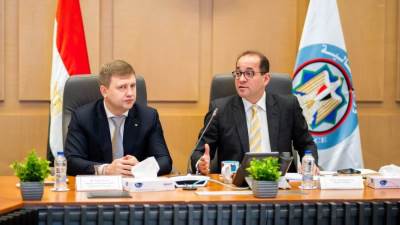 وزير المالية يبحث فرص التعاون المشترك مع وزير السياسات الزراعية والأغذية الأوكراني