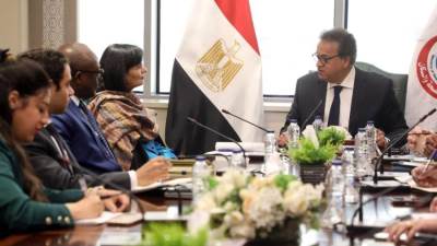 وزير الصحة يبحث سبل التعاون مع التحالف العالمي للقاحات GAVI