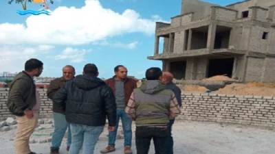 رئيس جهاز القرى السياحية يتابع المشروعات الجاري تنفيذها بمركز مارينا العلمين السياحي