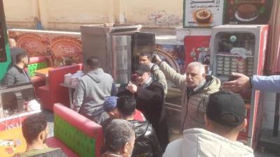 حملات إزالة المخالفات والإشغالات وغلق الأنشطة المخالفة بالشيخ زايد