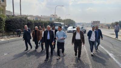 أمين غنيم يتفقد أعمال التطوير ورفع الكفاءة بمدينة العبور