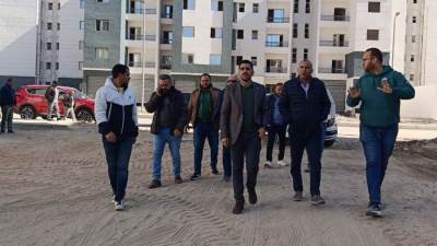رئيس جهاز العبور الجديدة يتابع معدلات تنفيذ وحدات سكن لكل المصريين بالمدينة
