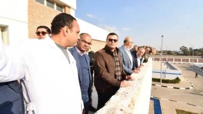 وزير الإسكان ومحافظ القليوبية يتفقدان محطة تنقية مياه شرب بالقناطر الخيرية
