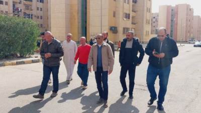رئيس جهاز بدر يتفقد مشروعات الزراعة وتطوير الطرق بالحى الخامس