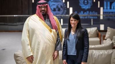 وزيرة التخطيط تبحث سُبل تعزيز العلاقات المشتركة مع وزير الاقتصاد والتخطيط السعودي