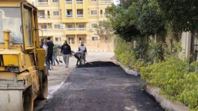 رئيس جهاز العبور: تكثيف أعمال رصف الطرق بالحي التاسع بالمدينة