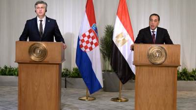 رئيس الوزراء الكرواتي: نحن هنا في مصر من أجل بناء شراكات في مجالات الأعمال المختلفة