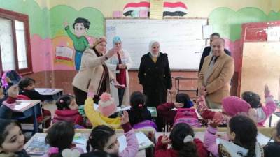 مدير تعليم القاهرة تتابع سير العملية التعليمية بمدارس المقطم والمطرية وبدر