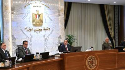 رئيس الوزراء يترأس الاجتماع الأسبوعي للحكومة بالعاصمة الإدارية الجديدة