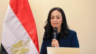 وزيرة التضامن تلتقي طلاباً من جامعة فيينا بالنمسا ونورثمبريا بالمملكة المتحدة والجامعة الألمانية بالقاهرة