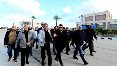 الشربيني يتفقد أعمال التطوير بمنطقة الشاطىء وتطوير محطة مياه الشرب بدمياط الجديدة