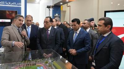 رئيس الوزراء يتفقد جناح وزارة الشباب والرياضة بمعرض ومؤتمرسبورتس إكسبو 2025
