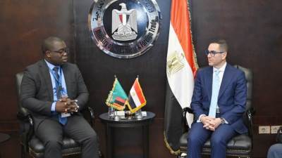 وزير الاستثمار يبحث سبل التعاون مع وزير التجارة والصناعة الزامبي