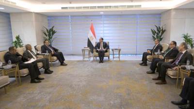 رئيس مجلس الوزراء يلتقي وزير خارجية السودان