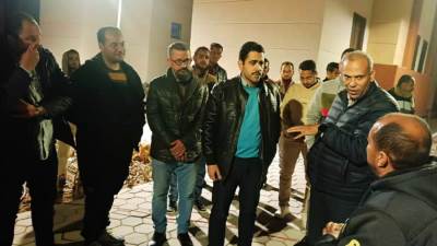 رئيس جهاز العبور الجديدة يتابع ليلاً أعمال الصيانة والنظافة والزراعة بالمدينة