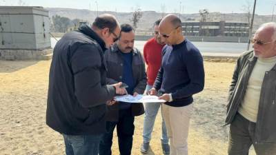 بالصور.. البدء فى أعمال الخرسانات لإقامة السوق الحضاري بالقاهرة الجديدة 