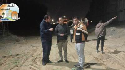 جهاز القرى السياحية يواصل ليلاً تنفيذ فيلات وشاليهات وعمارات بمارينا 8