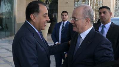 عاجل| رئيس الوزراء يستقبل رئيس وزراء فلسطين