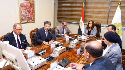 وزيرة التنمية المحلية تتابع الاستعدادات الخاصة باحتفالية افتتاح المتحف المصرى الكبير