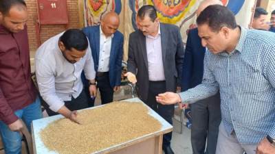 التموين: افتتاح موسم توريد القمح المحلي لعام 2025 بمحافظة الفيوم