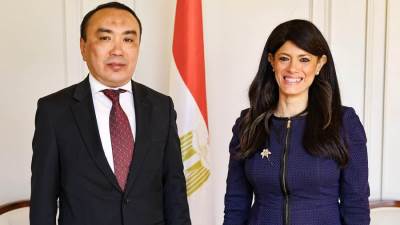 المشاط تبحث مع سفير كازاخستان بالقاهرة استعدادات انعقاد الدورة السادسة للجنة المشتركة