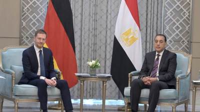 رئيس الوزراء يلتقي رئيس وزراء ولاية ساكسونيا الحرة الألمانية