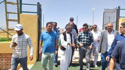 وزير الرياضة يتفقد مراكز شباب أبو غصون وحماطه بالبحر الأحمر