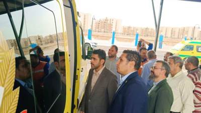 رئيس جهاز العبور الجديدة: تشغيل وحدة الإسعاف المركزية بالحي الـ14 بالمدينة 