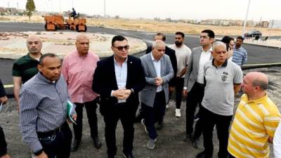 الشربيني يتفقد محطة رفع مياه رقم 5 ومحاور الطرق والبنية الأساسية ببدر