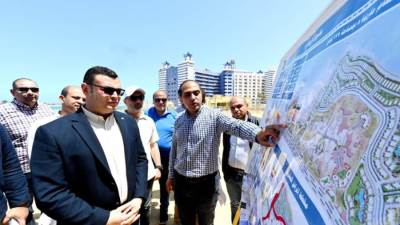 الشربيني يتفقد مارينا 8 ومارينا by the lake ومشروع إنشاء Marina walk