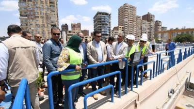 وزير الاسكان يتفقد مشروع المرحلة الثانية لمأخذ المياه العكرة بالمعادي