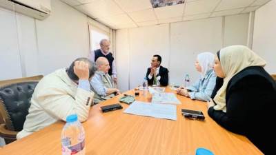 مسئولو "الإسكان" يتابعون أعمال تطوير منطقة وسط القاهرة وحديقة الأزبكية