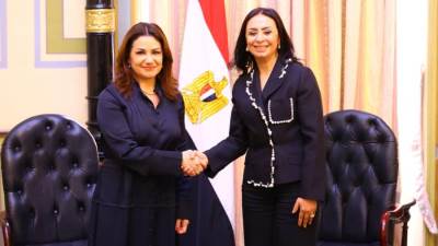 وزيرة التضامن الاجتماعي تلتقي وزيرة الشؤون الاجتماعية بالجمهورية اللبنانية