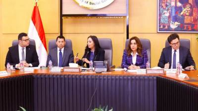 وزيرة التضامن تترأس اجتماع مجموعة العمل الوزارية