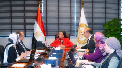 وزيرة البيئة تبحث أوجة التعاون مع رئيس شركة المقاولون العرب