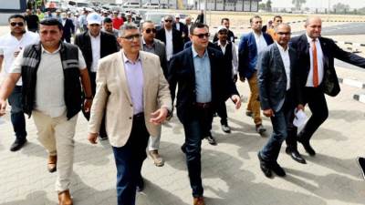 وزير الإسكان ومحافظ الجيزة يفتتحان المرحلة الأولى من محطة مياه الشرب بأوسيم